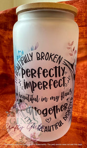 Perfectly Imperfect Glass Can Cup