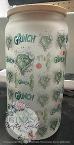 Load image into Gallery viewer, I&#39;m A Grinch Before My Coffee Glass Can Cup
