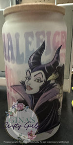 Load image into Gallery viewer, Maleficent Glass Can Cup
