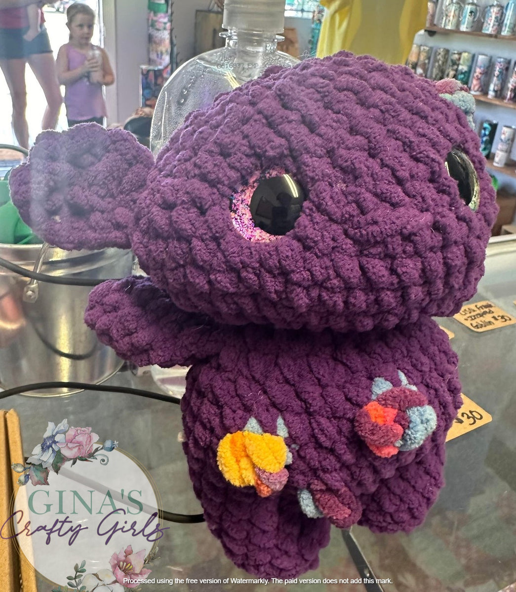 Lisa Frank Inspired Goblin Crochet – Gina's Crafty Girls