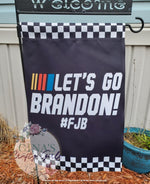 Load image into Gallery viewer, Let&#39;s Go Brandon #FJB 12 x18 Double Sided Garden Flag
