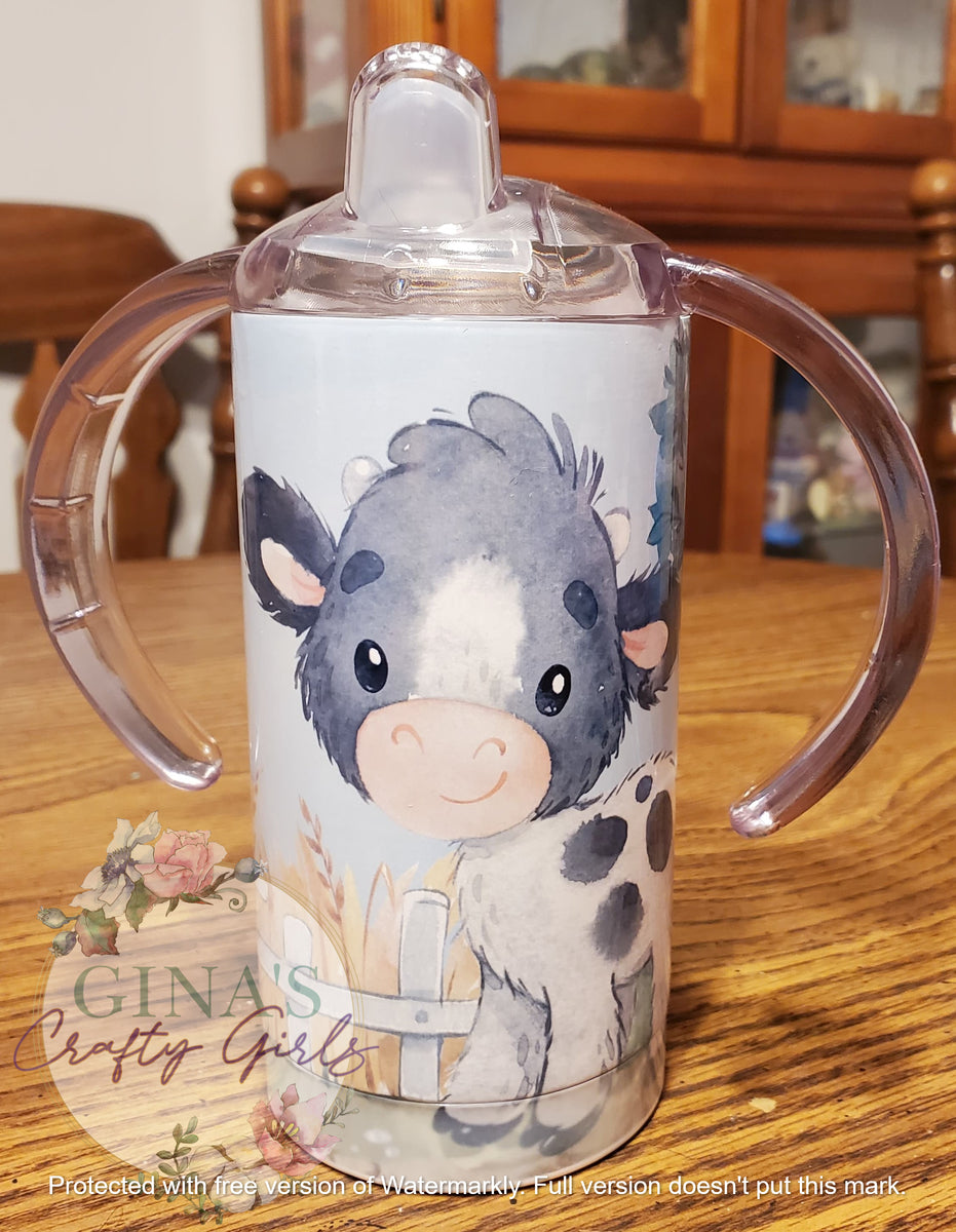 The Whole Herd Toddler Sippy Cup Tumbler Cosmic Cowgirl K3020-6