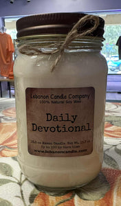 Daily Devotional Candle