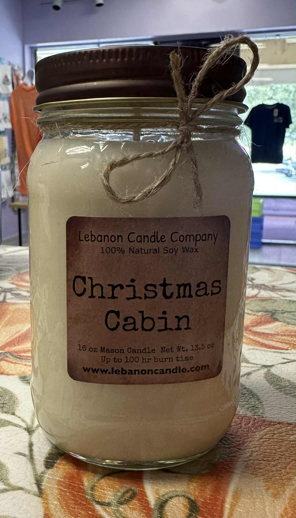 Christmas Cabin Candle
