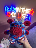 Load image into Gallery viewer, American Cow Crochet
