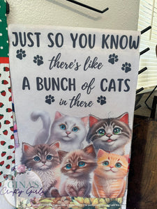 Just So You Know 12 x18 Double Sided Garden Flag