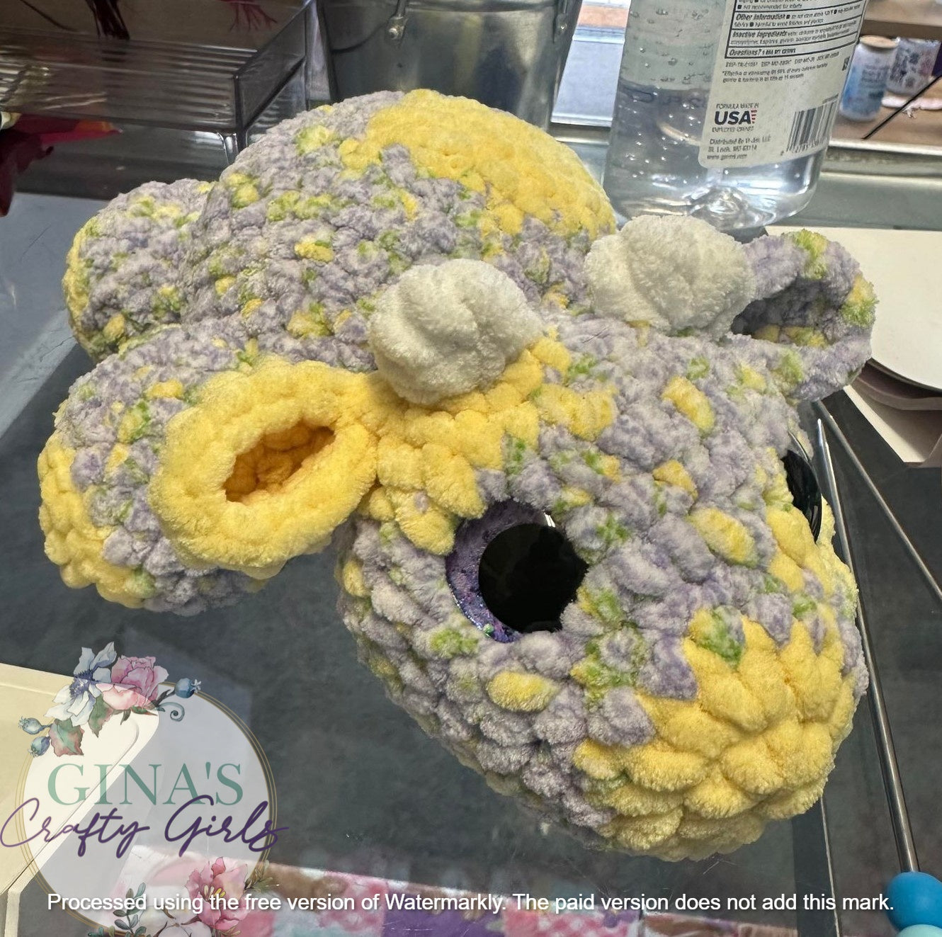 Lavender and Lemon Cow Crochet