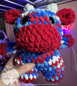 Load image into Gallery viewer, American Cow Crochet
