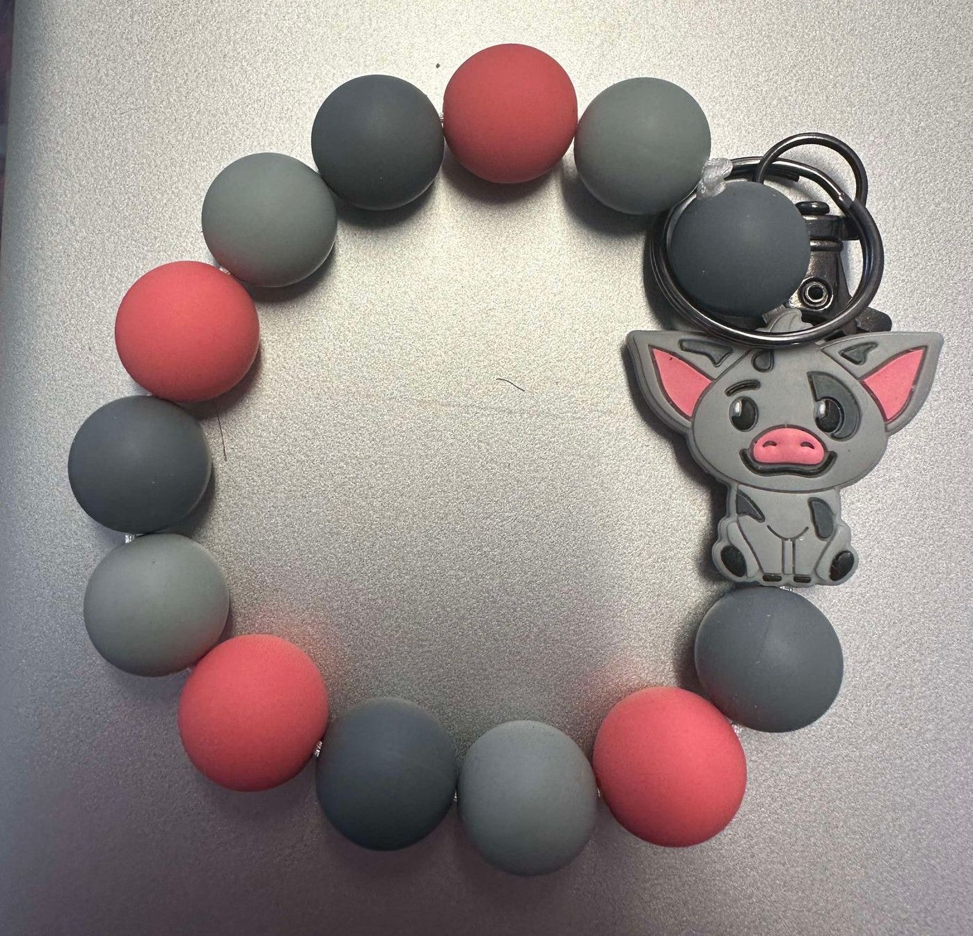 Pig Silicone Wristlet