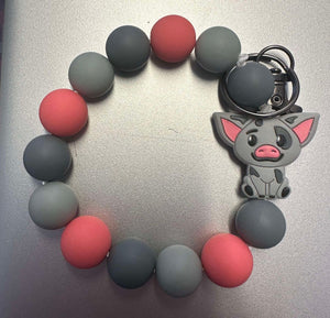 Pig Silicone Wristlet