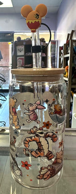 Load image into Gallery viewer, Winnie the Pooh Glass Cup
