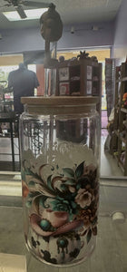 Western Cowboy Glass Cup