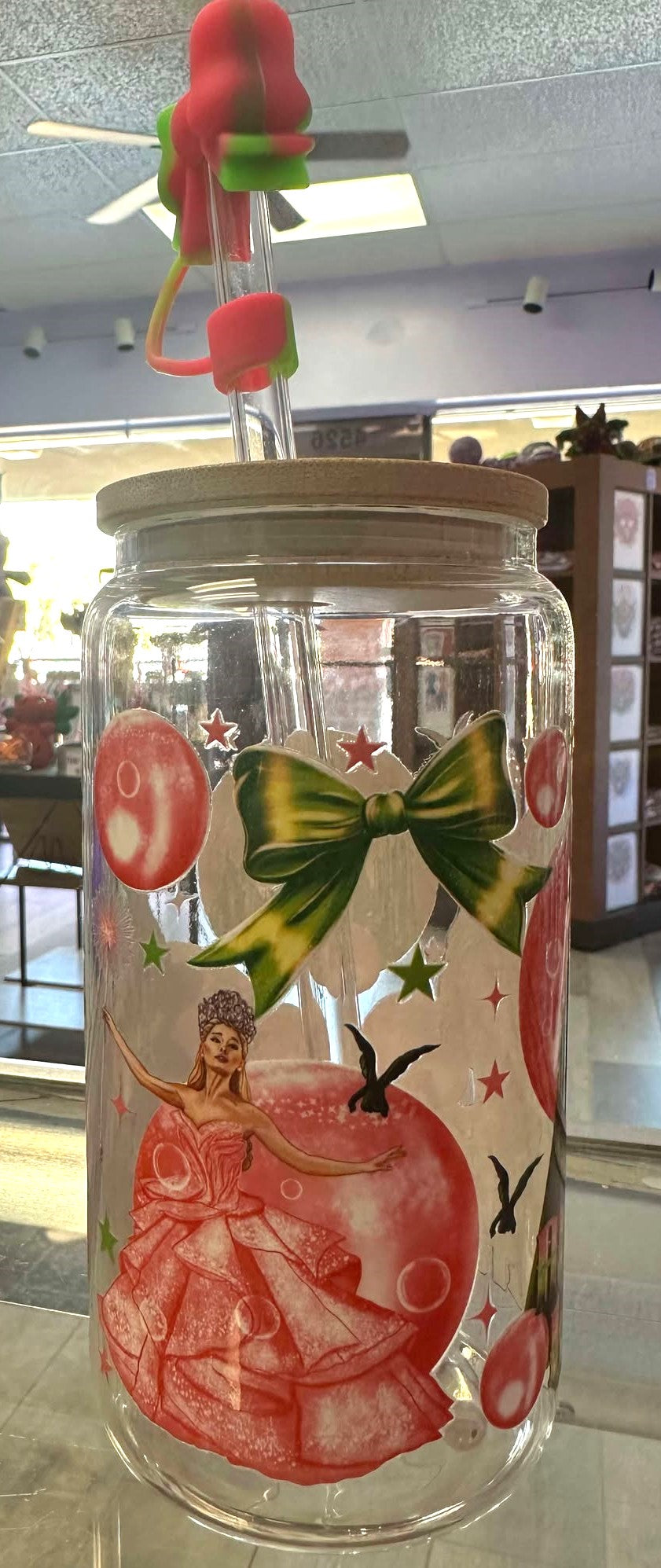 Wicked Always Wicked Glass Cup