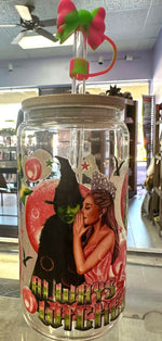 Load image into Gallery viewer, Wicked Always Wicked Glass Cup
