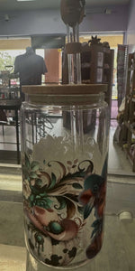Load image into Gallery viewer, Western Cowboy Glass Cup

