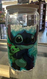 Load image into Gallery viewer, Stitch With Scrump Glass Cup
