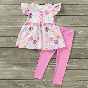 Paw Prints Two Piece Set