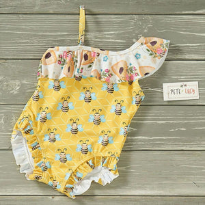 Sweet As Honey One Piece Bathing Suit