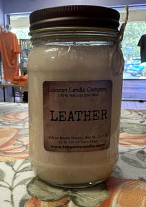 Leather Candle