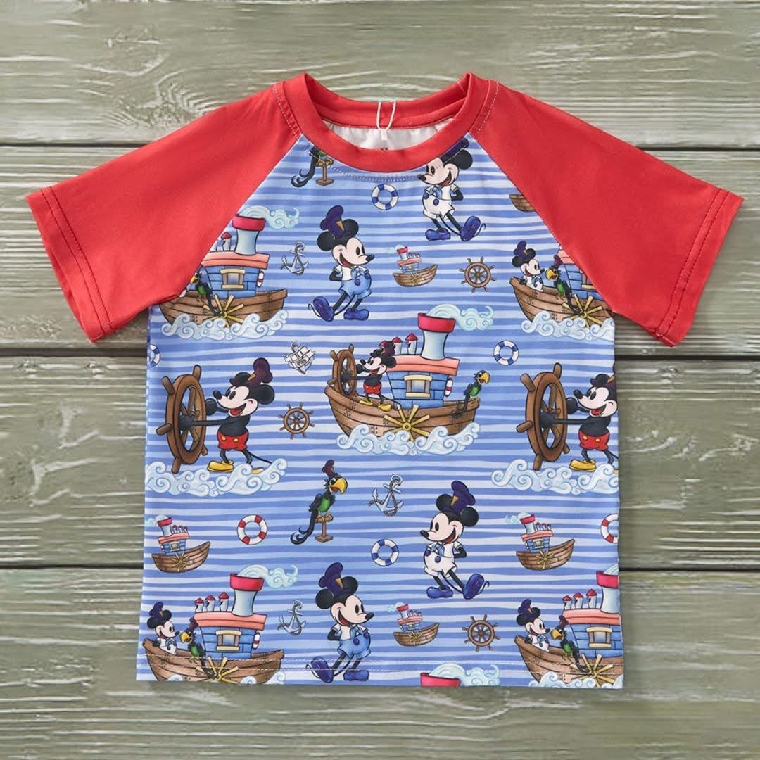Steamboat Captain Boy Top