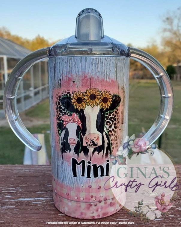 Cow Mama and Mini Tumbler Set