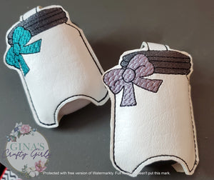 Mason Jars with Bows Hand Sanitizer Holder