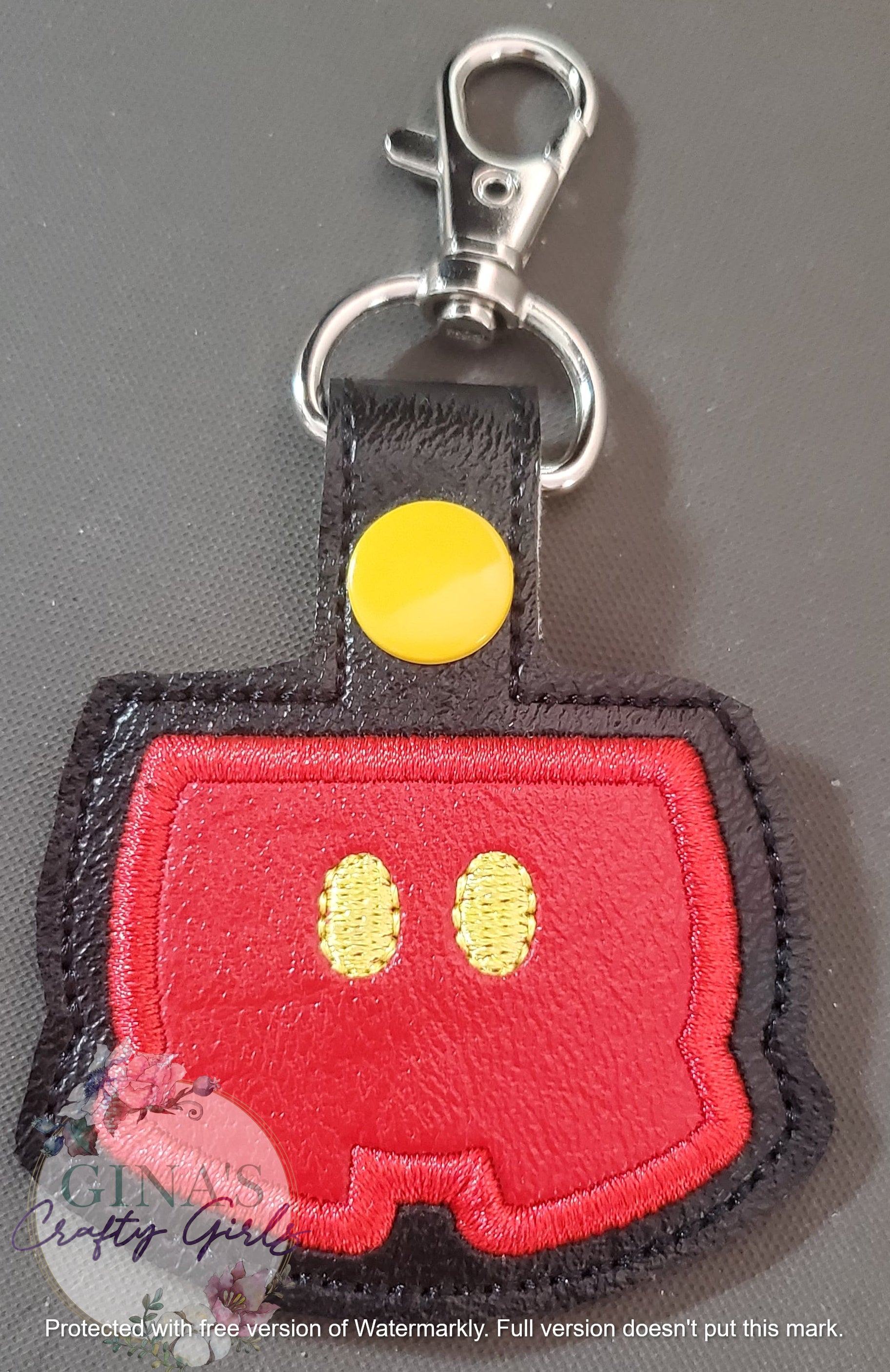 Mickey Shorts Keyfob