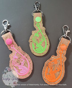 Deer and Duck with Lure Keyfob