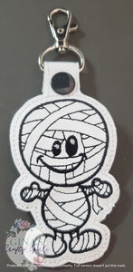 Mummy Halloween Keyfob