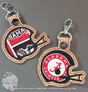 Alabama Crimson Tide Football Helmet Keyfob