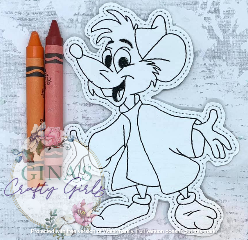 Jaq Coloring Doll