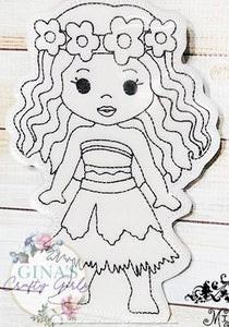 Moana Coloring Doll Set